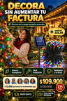 Oferta Luces de Navidad Solares 10 metros