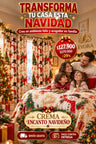 Combo Navideño de Cortinas + Cobija